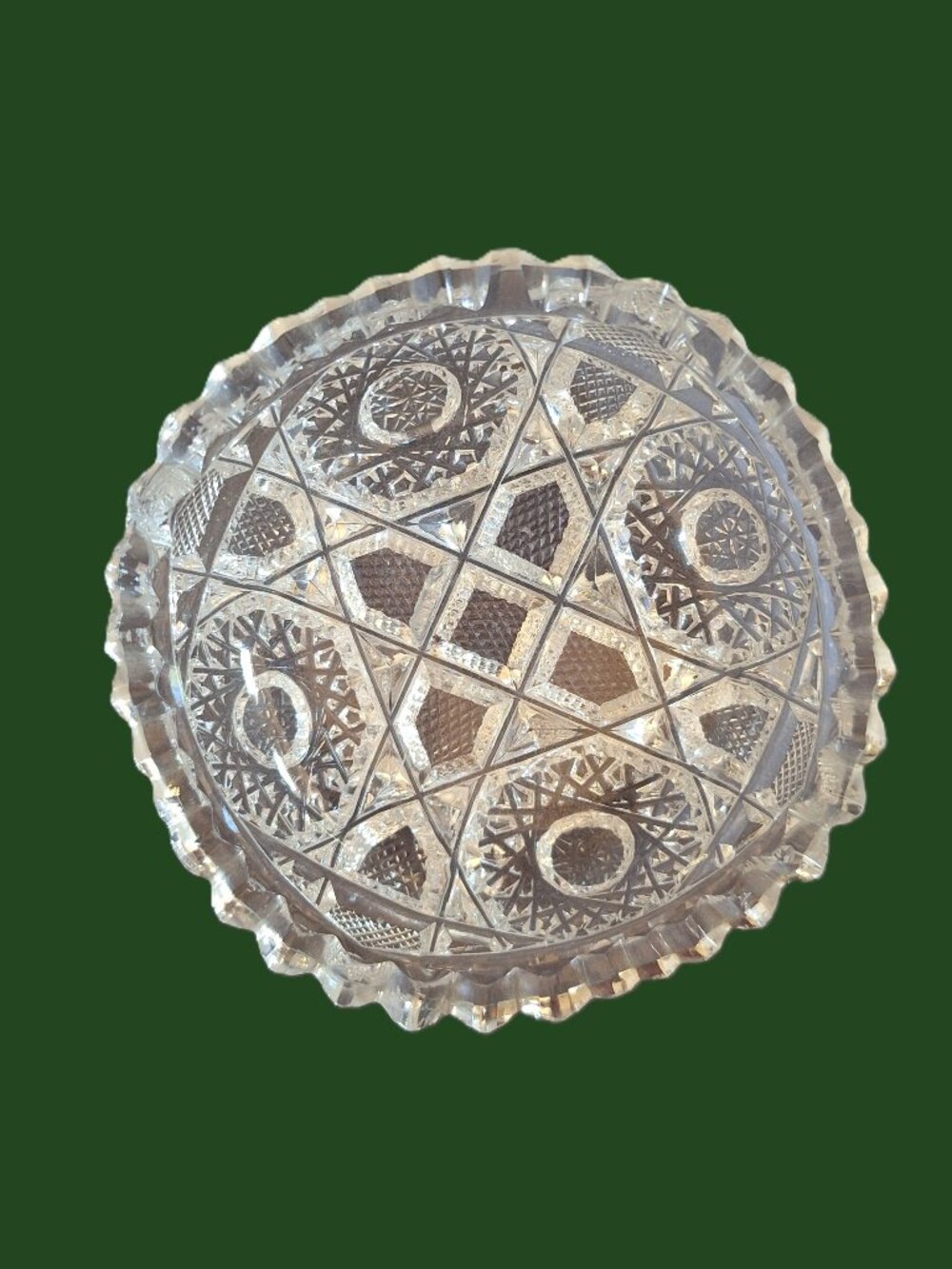 Cut Glass Small Bowl 3 inch